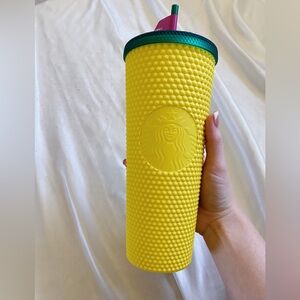 HAWAII Edition: Yellow Pineapple Starbucks Tumbler 🍍